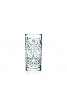 BICCHIERI LIQUORI E BIRRA: vendita online Set 6 Bicchieri RCR Tattoo Highball 36,8 cl – Cristallo Luxion Eco‑Crystal in offerta