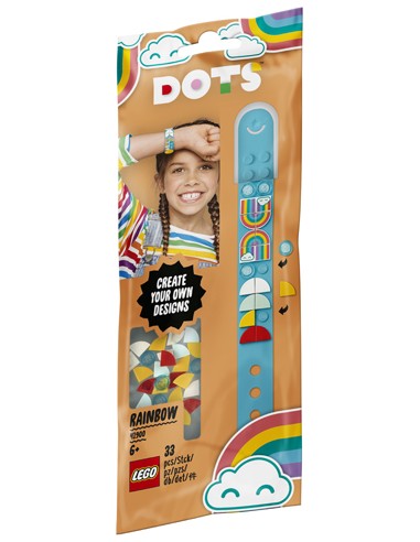 lego spa lego dots 41900 braccialetto arcobaleno