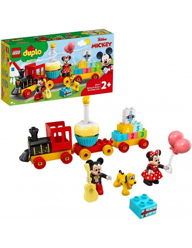 GIOCATTOLO PUBBLICIZZATO: vendita online DUPLO TRENO DEL COMPLEANNO DI TOPOLINO E MINNIE 10941 in offerta