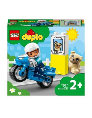 GIOCATTOLO PUBBLICIZZATO: vendita online DUPLO 10967 MOTO DELLA POLIZIA in offerta