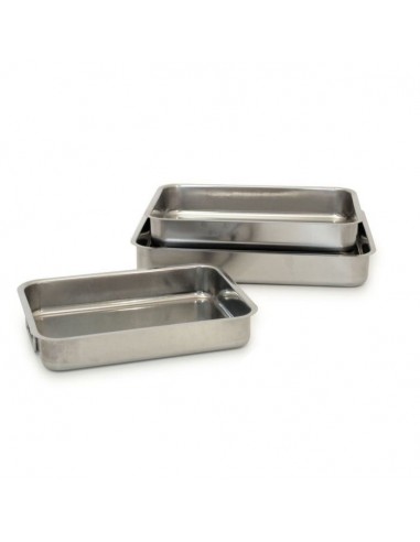 PENTOLE - COPERCHI ACCIAIO: vendita online REALTERM ROSTIERA RETTANGOLARE INOX 25 X 18 CM GNALI in offerta