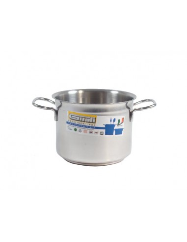 PENTOLE - COPERCHI ACCIAIO: vendita online REALTERM PENTOLA IN ACCIAIO INOX D.14 CM GNALI in offerta