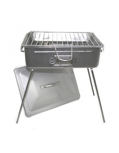 BARBECUE A CARBONE: vendita online BARBECUE FORNACETTA IN LAMIERA RETTANGOLARE D'ALUISIO in offerta