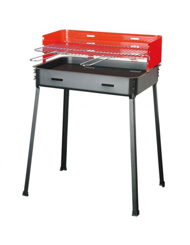 BARBECUE A CARBONE: vendita online FORNELLO BARBECUE A CARBONELLA 40X60X85 CM D'ALUISIO in offerta