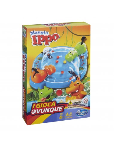 GIOCHI DI SOCIETA'E PUZZLE: vendita online GIOCO MANGIA IPPO TRAVEL B1001103 HASBRO in offerta