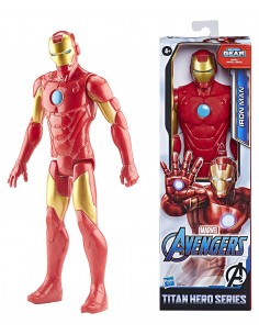 GIOCATTOLO PUBBLICIZZATO: vendita online Marvel Avengers Iron Man Titan Hero Series 30cm Hasbro in offerta 2