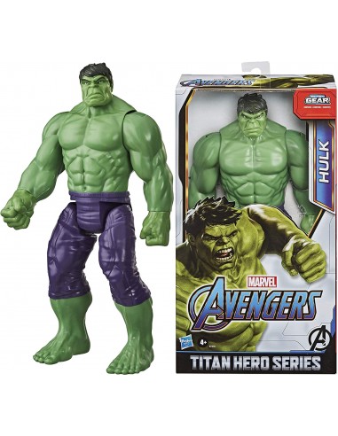 GIOCATTOLO PUBBLICIZZATO: vendita online Avengers Titan Hero Hulk, action figure 30 cm, personaggio Hulk, giocattolo superero...