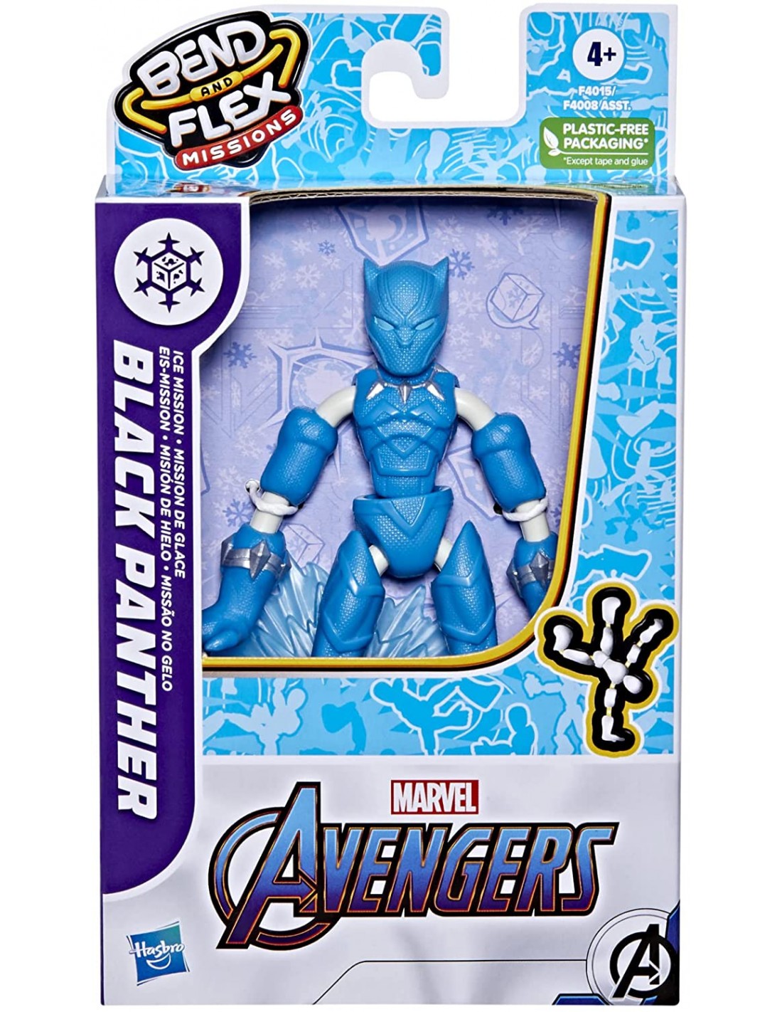GIOCATTOLO PUBBLICIZZATO: vendita online AVENGERS F4015 BLACK PANTHER ICE MISSION in offerta
