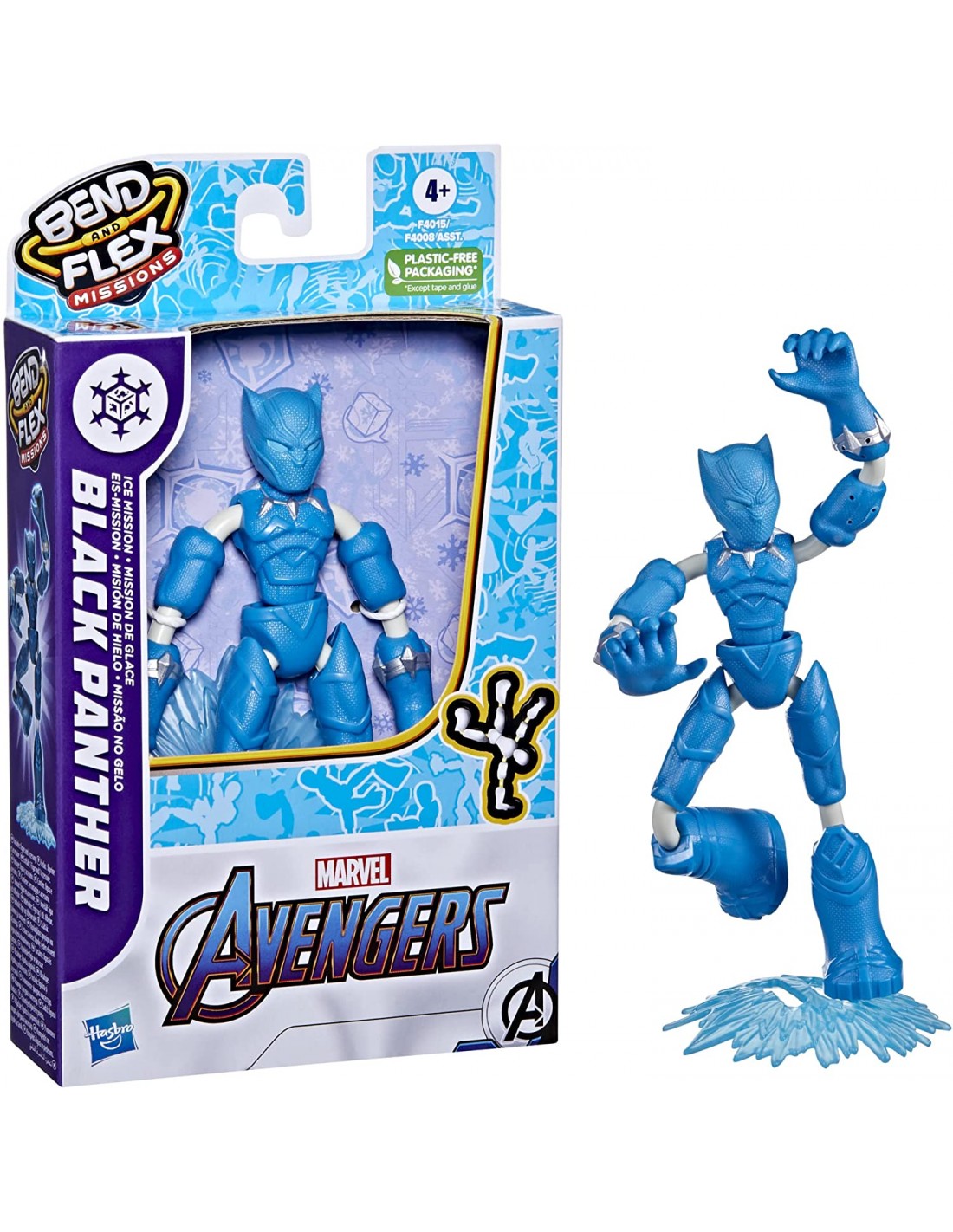 GIOCATTOLO PUBBLICIZZATO: vendita online AVENGERS F4015 BLACK PANTHER ICE MISSION in offerta
