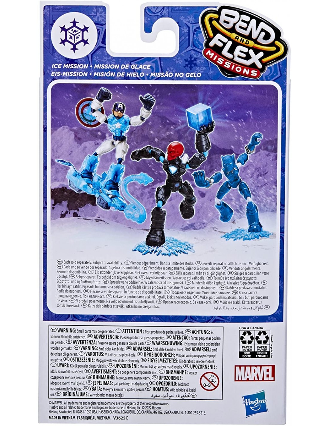 GIOCATTOLO PUBBLICIZZATO: vendita online AVENGERS F4015 BLACK PANTHER ICE MISSION in offerta