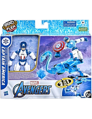 GIOCATTOLO PUBBLICIZZATO: vendita online AVENGERS F5868 CAPITAN AMERICA ICE MISSION in offerta