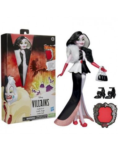 GIOCATTOLO PUBBLICIZZATO: vendita online DISNEY VILLAINS F4563 CRUDELIA in offerta