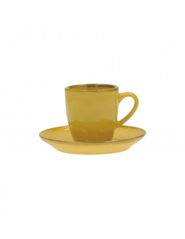 TAZZE CAFFE' E LATTE: vendita online CONCERTO OCRA TAZZA CAFFE CON PIATTINO R134300015 in offerta