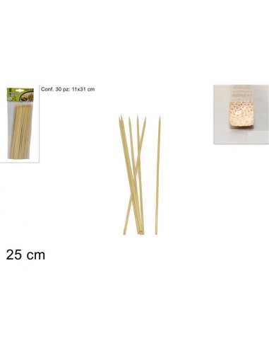 MONOUSO: vendita online SPEDINI BAMBOO 30PZ 25 CM 27739 in offerta