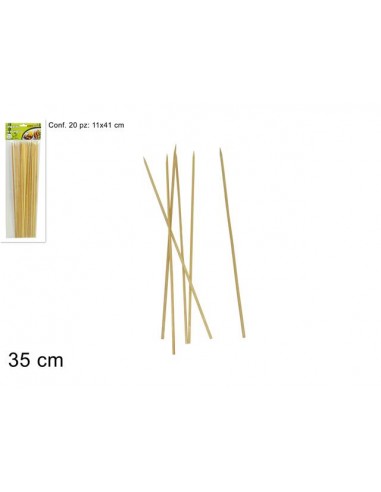 MONOUSO: vendita online SPIEDINI BAMBOO 20PZ 35 CM 27740 in offerta