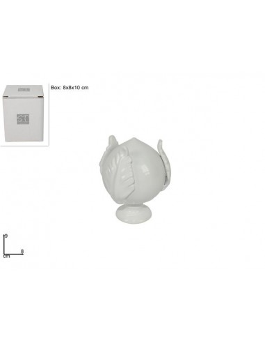 BOMBONIERE: vendita online PUMO 34993 CERAMICA 9CM BIANCO in offerta