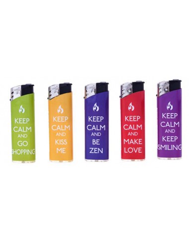 ACCENDINI E POSACENERE: vendita online ACCENDINO 21643 KEEP CALM COLORI ASSORTI in offerta