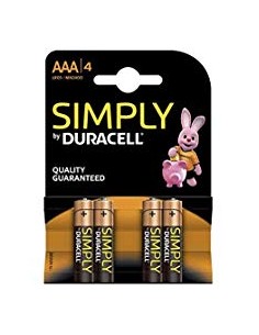 M - FOTO - ACCESSORI - BATTERIE: vendita online DURACEL 4 M/STILO LR03/MN2400 in offerta