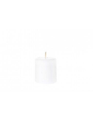 CANDELE: vendita online CANDELA PILLAR " LUCID " H CM 7X D 6,5 COLORE BIANCO ESPOSITORE BIANCO in offerta