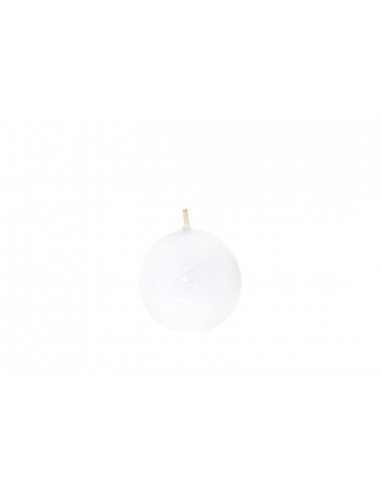 CANDELE: vendita online CANDELA 89187 SFERA 6CM BIANCO in offerta