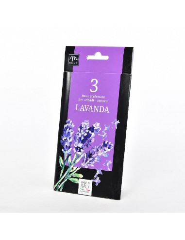 PROFUMATORI: vendita online CONF 3 BUSTE 07763 LAVANDA 10X20CM in offerta