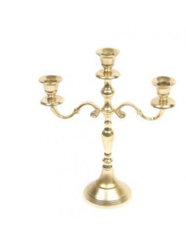 PORTACANDELE E CANDELIERI: vendita online CANDELABRO 48806 3P VERSAILLES 30CM in offerta