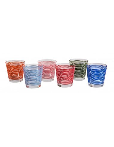 BICCHIERI ACQUA VINO BIBITA: vendita online SESTRIER CONF 6 BICCH B2128/2101 MILLERIGHE in offerta