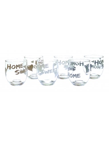 BICCHIERI ACQUA VINO BIBITA: vendita online CF 6 BICCH B2208/2406 NANCY 27CL SWEET HOME in offerta