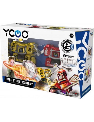 GIOCHI BOY: vendita online YCOO 88067 SET 2 ROBOT STREET KOMBAT in offerta