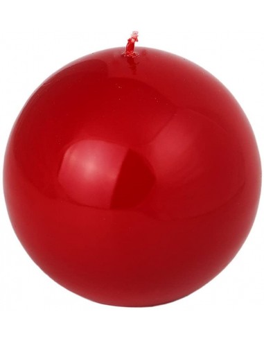 CANDELE: vendita online CANDELA BOLOGNA M SFERA ROSSA 10CM in offerta