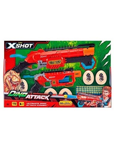 GIOCHI BOY: vendita online X-SHOT 4859 DINO ATTACK COMBO PACK in offerta