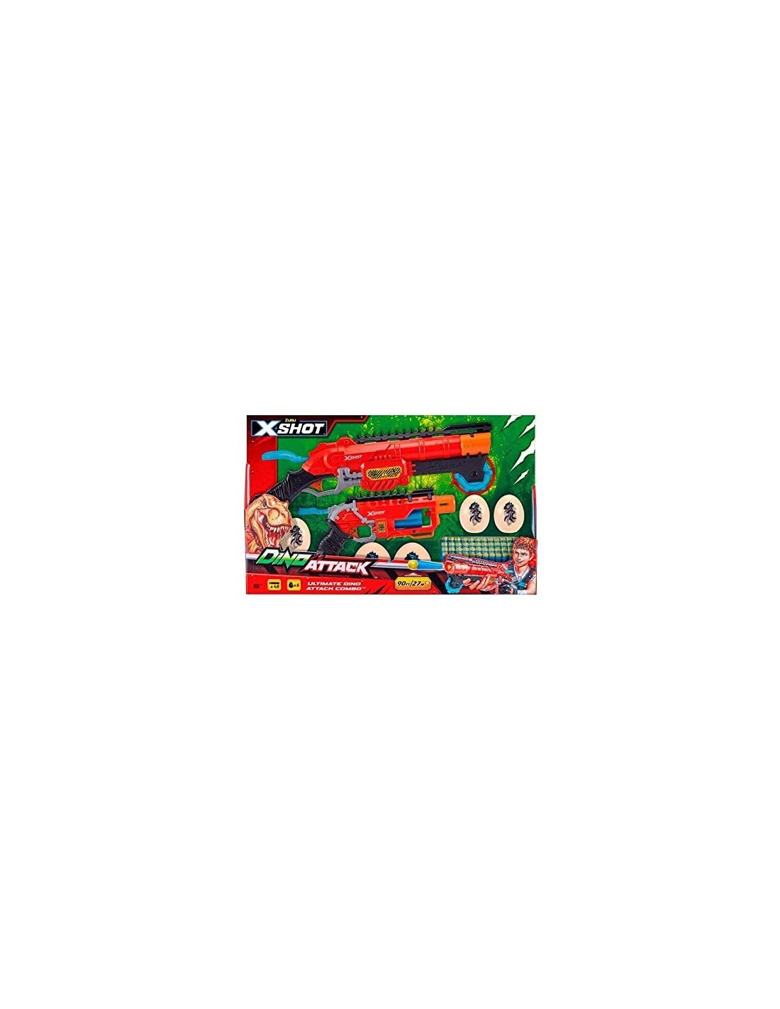 GIOCHI BOY: vendita online X-SHOT 4859 DINO ATTACK COMBO PACK in offerta