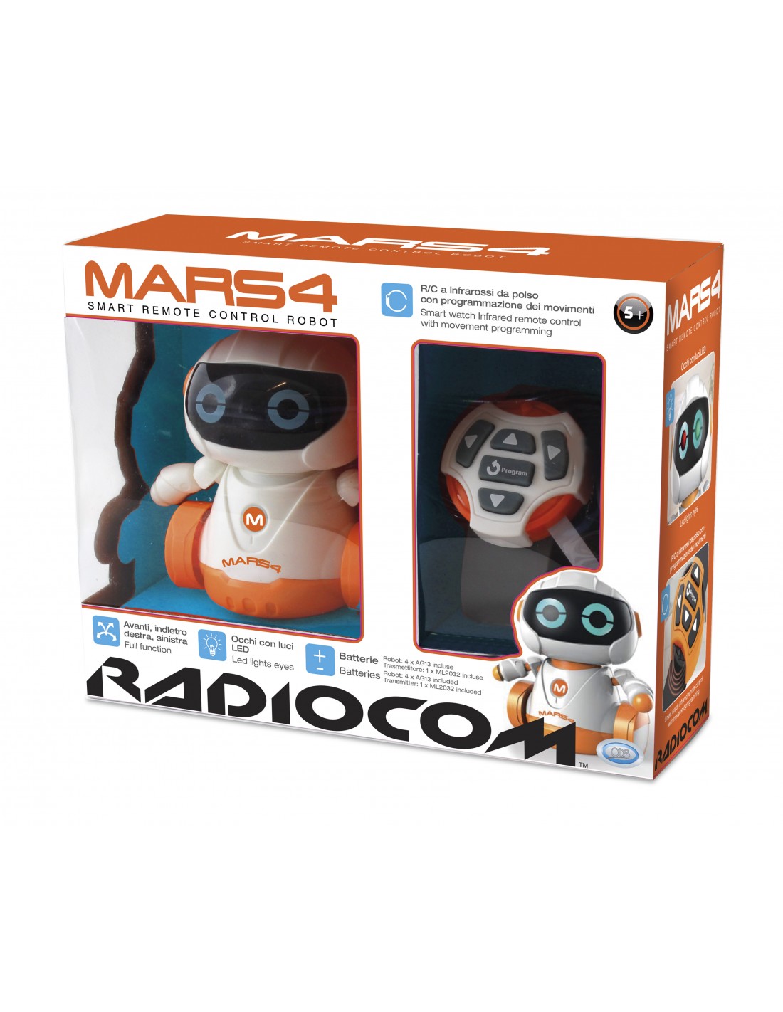 GIOCHI BOY: vendita online MARS 4, ROBOT RADIOCOMANDATO A INFRAROSSI, CONTROLLER DA POLSO, MOVIMENTO AUTOMATICO, ALTEZZA 10 C...