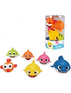 GIOCATTOLO PUBBLICIZZATO: vendita online BABY SHARK 48821 BARATTOLO CON 6 PERSONAGGI in offerta