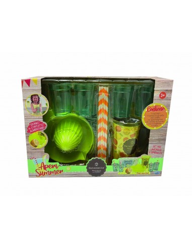 GIOCHI GIRL: vendita online SET GIOCATTOLO PER LIMONATE E SPREMUTE, 4 BICCHIERI, CARAFFA, CANNNUCCE, SPREMIGRUMI, CARTELLO E ...