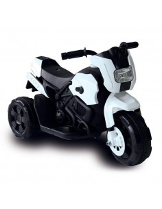 BICI - PRIMI PASSI - AUTO: vendita online MOTO 1004B MOTARD 6V BIANCA in offerta