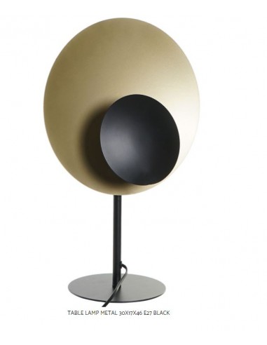 ILLUMINAZIONE: vendita online LAMPADA LA189425 METALLO 30X17X46CM NERO/ORO in offerta