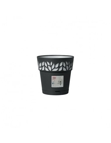 VASI E SOTTO VASI: vendita online VASO OPERA CLOE 15CM GRAFITE/GRIGIO LUCE 94003 STEFANPLAST in offerta