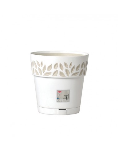 VASI E SOTTO VASI: vendita online VASO OPERA CLOE 25 CM BIANCO/TRAVERTINO 94100 STEFANPLAST in offerta