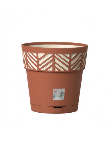 VASI E SOTTO VASI: vendita online VASO OPERA ORFEO 30CM TERRA D'OMBRA/VANILLA 94601 STEFANPLAST in offerta