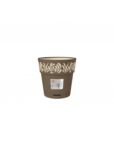 VASI E SOTTO VASI: vendita online VASO OPERA 88302 GAIA D15CM TORTORA/VANILLA in offerta