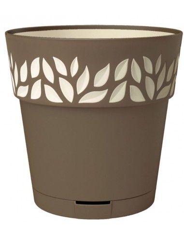 VASI E SOTTO VASI: vendita online VASO OPERA 94024 CLOE D15CM TORTORA/VANILLA in offerta