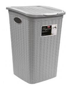 PORTABIANCHERIA: vendita online PORTABIANCHERIA 30081 ELEGANCE 50LT GRIGIO in offerta