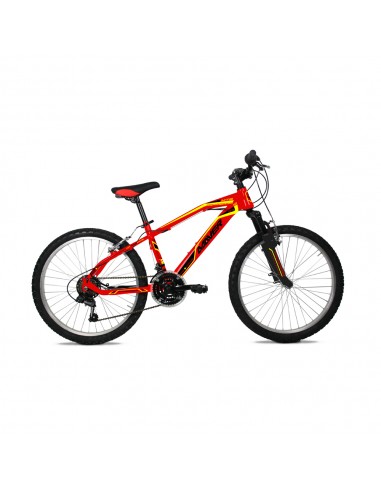 BICICLETTE: vendita online BICI PROGRESS 24 MTB 18V ROSSO in offerta