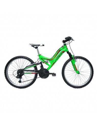 BICICLETTE: vendita online BICI VYPER 26 MTB BIAMMORTIZZATA 18V VERDE in offerta