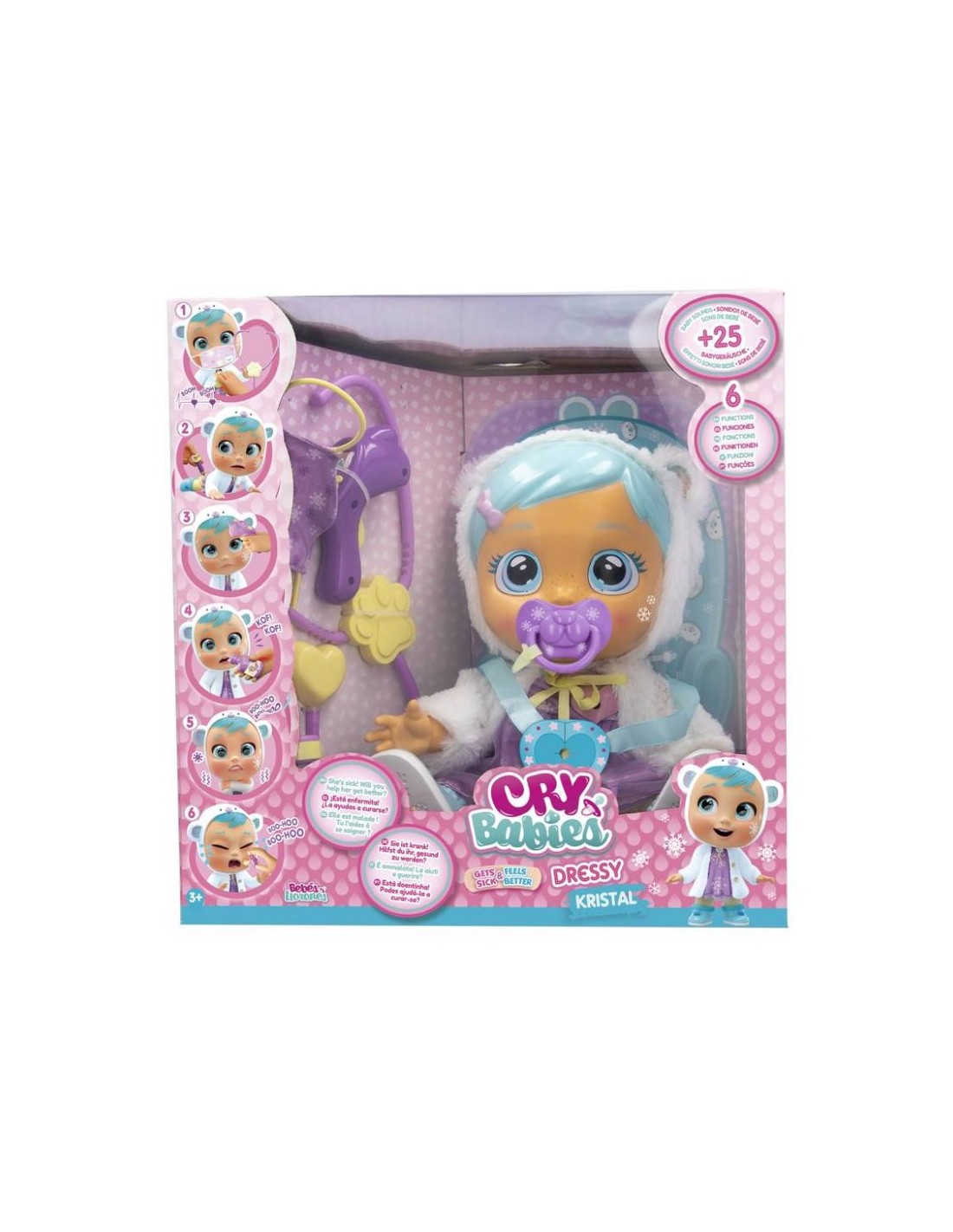 GIOCATTOLO PUBBLICIZZATO: vendita online CRY BABIES 83370 KRISTAL SI AMMALA E GUARISCE in offerta