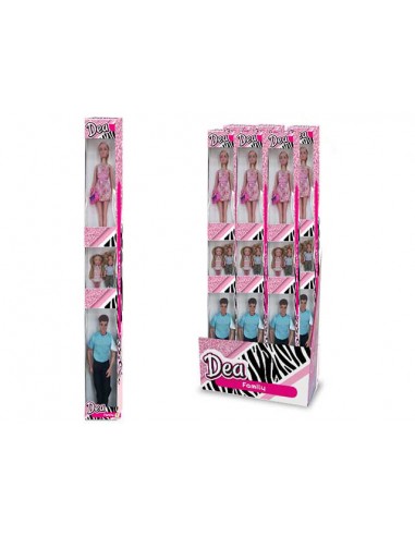 GIOCHI GIRL: vendita online DEA CONFEZIONE 4 BAMBOLE FAMILY, BAMBOLE COLLEZIONABILI, GIOCO DI RUOLO, FAMIGLIA, ACCESSORI INCL...
