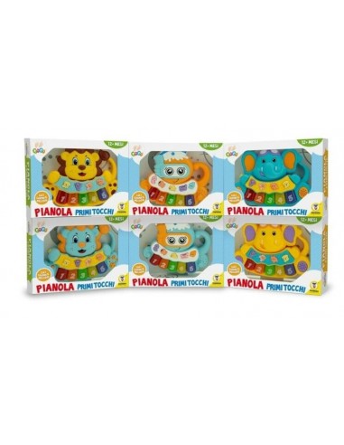 INFANZIA: vendita online GOGO - PIANOLE PRIMITOCCHI, ANIMALI MUSICALI 3 MODELLI ASSORTITO in offerta