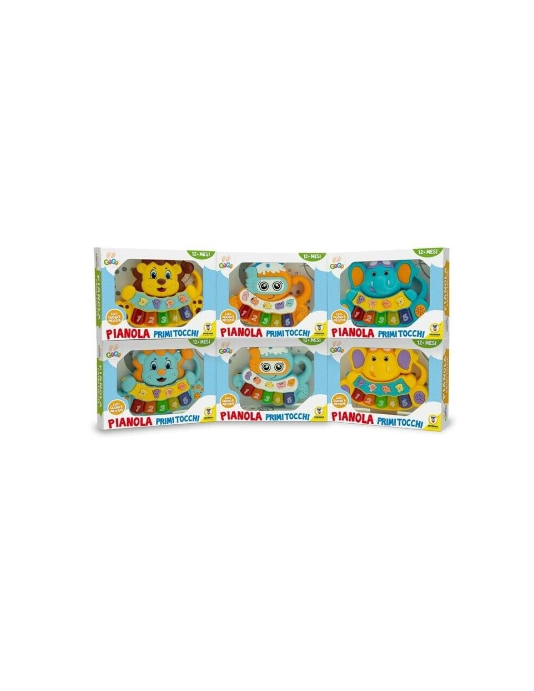 INFANZIA: vendita online GOGO - PIANOLE PRIMITOCCHI, ANIMALI MUSICALI 3 MODELLI ASSORTITO in offerta
