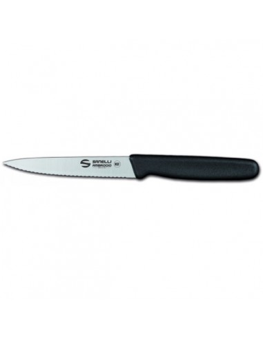 COLTELLI PROFESSIONALI: vendita online COLTELLO SPELUCCHINO DENTATO 11CM IN ACCIAIO INOX 5684.11 in offerta